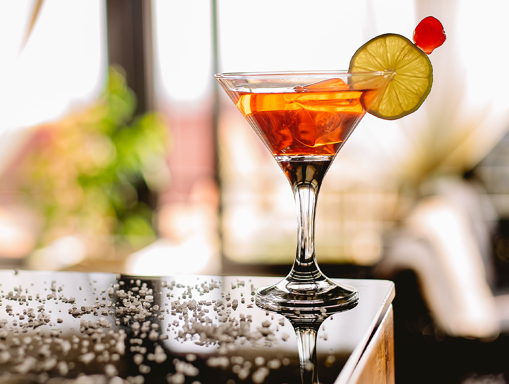 Cocktails and dining